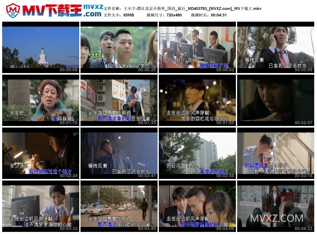 王小宁-漂在北京不简单_国语_流行_MD403783